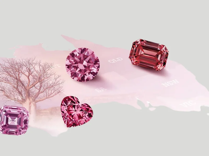pink diamond jewellery Perth WA